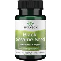 ราคา Swanson, Black Sesame Seed, 500 mg, 60 Capsules (41004092835)