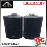 ราคา DECCON SOON-5 ตู้ลำโพงคู่ ตู้ติดผนัง กลางแหลม เสียงดี ตู้ประกาศ (9684445783)