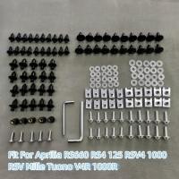 ราคา Fairing Bodywork Kit Bolts Screws Fit For Aprilia RS660 RS4 125 RSV4 1000 RSV Mille Tuono V4R 1000R (54855587460)