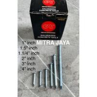 ราคา ขายส่ง (12 กล่อง) ตะปูคอนกรีตชุบสังกะสี/เล็บหล่อสีขาว 1 ชิ้น, 1.5 ชิ้น, 1.1/4 ชิ้น, 2 ชิ้น, 3 ชิ้น, 4 ชิ้นเล็บติดผนัง (45202944557)
