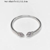 ราคา กำไลหัวบัวเงินแท้925 (8696414595)