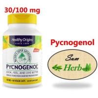 ราคา (พร้อมส่ง) Healthy Origins Pycnogenol® 30/100 mg - 60 Veggie Caps. สารสกัดเปลือกสน มาริไทม์ฝรั่งเศส ต้านอนุมูลอิสระ (16567567305)