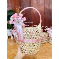 ราคา ชะลอมหูหิ้ว พร้อมตกแต่ง 8นิ้ว สีชมพูพิงค์โกลด์ (24715741426)