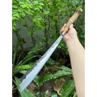 ราคา ปารัง Parang มีดปารัง Camp มีดเดินป่า มีดแคมป์ มาเชเต้ Machete มีดใช้งาน ใบ 14” ตีร้อนชุบแข็ง ผิวไฟ ด้ามเหง้าไผ่ คอเหล็ก (16292544649)