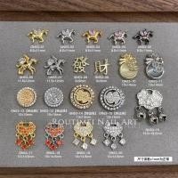 ราคา 3ชิ้นแพ็คเล็บสไตล์ใหม่ปีม้าเพทายโชคลาภล็อคทองกระพริบถุงโชคดีปีใหม่ร้อนขายเล็บเพชรเครื่องประดับเหรียญขนาดเล็กโอนลูกปัด (43677576035)