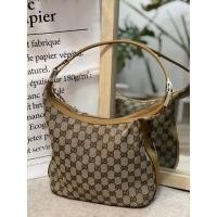 ราคา ❌Sold❌Gucci Canvas Hobo Shoulder Bag (13542642518)