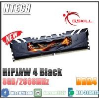 ราคา RAM PC G.Skill Ripjaw 4 Black 8GB DDR4/2666 (F4-2666C19S-8GRK) (5492492993)