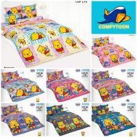 ราคา TOTO ผ้าปูที่นอน+ผ้านวม ลายหมีพูห์ CUTIES POOH ฉบับน่ารัก (ครบชุด) แท้ 100% นุ่มสบาย (28783636332)