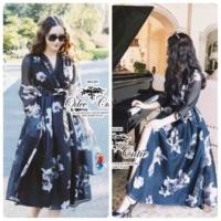 ราคา Classy floral mode dress ♡Odee&Cutie Daily Fashion 2015♡ (2711989)