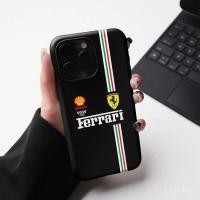 ราคา เคสโทรศัพท์ เหมาะสําหรับ iPhone Ferrari Stripe เคสโทรศัพท์สองในหนึ่งเดียวเหมาะสําหรับ iPhone16e/17/11/12/13/15pro เคสสองชั้น Tough 8UL0 (43610410554)