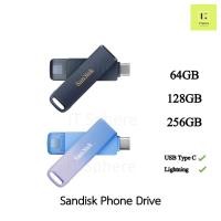 ราคา SanDisk Phone Drive Creator 64GB 128GB 256GB PHONEDRIVE Type C USB ios iphone iXpand lightning FlashDrive LUXE ไอโฟน otg (46107363222)