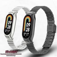 ราคา Xiaomi smart band 10 / 9 สําหรับ เสี่ยวหมี่ ไมล์ วงดนตรี Mi Band 3 / 4 / 5 / 6 / 7 / 8 สายทาสีโลหะสร้อยข้อมือสแตนเลสเปลี่ยนสายรัดข้อมือ [คลังสินค้าพร้อม] (16979529141)