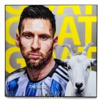 ราคา Lionel Messi #9 ลีโอเนล เมสซี่ ​อาร์เจนติน่า The Goat แชมป์​ฟุตบอล​โลก​ world cup รูปภาพ​ติด​ผนัง​ pop art ฟุตบอล​ (22217623920)