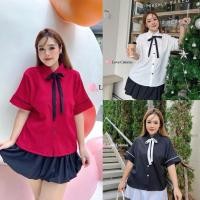 ราคา เสื้อเชิ้ตสาวอวบ อก38-48นิ้ว Freesize เสื้อสาวอวบ เชิ้ตสาวอวบ (27521371349)