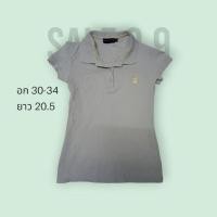 ราคา S298 เสื้อโปโลสีเทา/Playboy (28974298838)