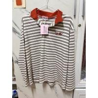 ราคา เสื้อแขนยาว คอปก ลายทาง midnight carrot แบรนด์ Cintage (26982007143)