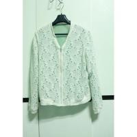 ราคา เสื้อคลุม มือสอง สีขาวลายลูกไม้ น่ารักๆ (5662979540)