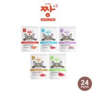 ราคา JJANGX3 Premium Pouch Cat อาหารเปียก Makan Kucing Basah (70g x 24 แพ็ค) (56757406213)