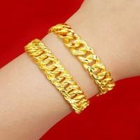 ราคา สร้อยข้อมือทอง ลายเลสตัดลาย น้ำหนักเทียบเท่า 2 บาท ความยาว 7, 7.5 นิ้ว ทองชุบ รูปถ่ายจากสินค้าจริง พร้อมส่ง (46655202077)