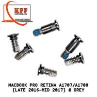 ราคา น็อต แม็คบุ๊ค Screw set for MACBOOK PRO RETINA A1707/A1708 (LATE 2016-MID 2017) สี GREY (2343103273)