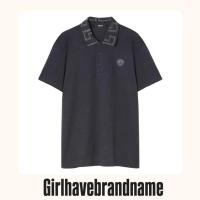 ราคา VERSACE medusa polo shirt : L (44061312250)