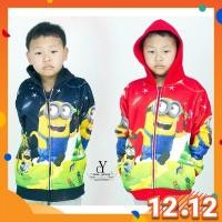 ราคา ไซ 181104 JACKET SWETER HOODIE DISNEY KID CHILDREN DESPICABLE ME MINION / JACKET SWETER BUDAK (49403426287)