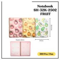 ราคา SQ NoteBook SH-32K-2502 ผลไม้/หมายเหตุไดอารี่แฟนซีผลไม้ภาพ/ต่อชิ้น (27780680061)