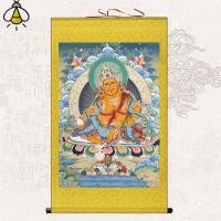 ราคา ภาพวาดตกแต่งภาพวาดพระพุทธรูปเทพเจ้าแห่งความมั่งคั่งสีเหลืองรูปปั้นพระพุทธรูป Thangka ภาพวาดแขวนทิเบต Lucky Feng Shui บ้า (25631140448)