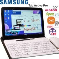 ราคา 90% ใหม่มือสอง Samsung Galaxy Tab Active Pro 10.1 4GB 64GB SIM LTE SM-T547U แท็บเล็ตที่ทนทาน SPen DeX Android 11 Qualcomm Snapdragon 670 ลายนิ้วมือ ID PC (43950011052)