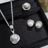 ราคา ชุดเครื่องประดับสไตล์ดอกไม้ เพชรสวารอฟสกี้ สำหรับแหวน จี้ และต่างหูสตั๊ด (43929131662)