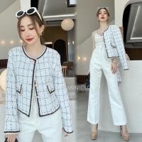 ราคา Minicloset เสื้อคลุมทวิต เสื้อคลุมใส่ทำงาน (27710446170)