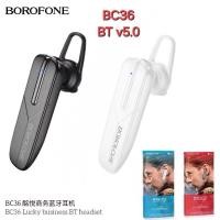 ราคา BOROFONE BC36 Lucky Business หูฟังไร้สาย Bluetooth หูฟัง หูฟังบลูทูธ ข้างเดียว HIFI AUDIO (25284486474)