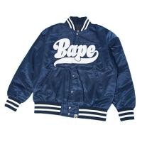 ราคา BAPE SATIN STADIUM JACKET [ L size ] (25816033435)