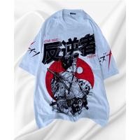 ราคา คลาสสิก เสื้อโอเวอร์ไซส์ Street oversize เสื้อยืด สกรีนลายเท่ๆ (rebel) (23284411692)