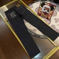 ราคา EVISU กางเกงยีนส์ลำลอง Fushen evisu สำหรับฤดูใบไม้ผลิปี 2025 สไตล์.Multi-Element Letter พร้อมลายพิมพ์ทันสมัย (42923050935)