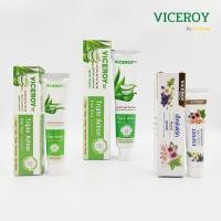 ราคา VICEROY ยาสีฟันสมุนไพร ผสมฟลูออไรด์ ลดกลิ่นปาก บำรุงเหงือก มี 2 สูตร (19064998324)