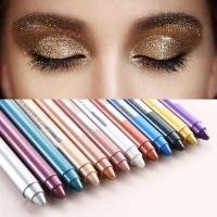 ราคา ▥ 12สี Highlighter อายแชโดว์ดินสอกันน้ำ Glitter Matte Nude Eye Shadow แต (42900962273)