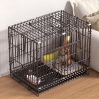 ราคา กรงสุนัขพันธุ์เล็ก ใช้ในบ้าน พร้อมที่ใส่ถาดอึ แบบพับได้ โครงเหล็ก กรงแมว กรงกระต่าย กรงไก่ กรงสัตว์เลี้ยง (55807747701)