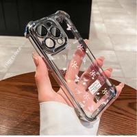 ราคา OPPO A55 5G A57 2022 A77S A57 4G A77 4G A77 5Gโบว์สีแดงดอกไม้เล็กๆใสกันกระแทกเคสโทรศัพท์โปร่งใส (54456315781)