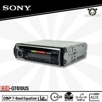 ราคา เครื่องเสียงรถยนต์ SONY CDX-GT610US วิทยุ 1din เล่นแผ่น รองรับการเล่น MP3 CD AUX USB (28614041141)