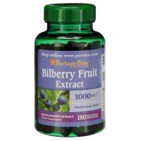 ราคา Puritans Pride ลูทีน Bilberry Fruit Extract 1000 mg 180 Softgels สารสกัดจากผลไม้บิลเบอร์รี่ (6557336865)