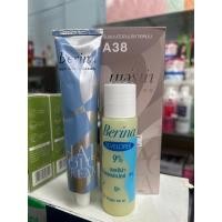 ราคา เบอริน่า ครีมย้อมผม A38 สีบลอนอ่อนประกายหม่น (19894136806)