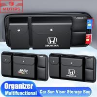 ราคา Honda ม่านบังแดดรถยนต์ เครื่องหนัง ที่เก็บของในรถ กล่องแว่นกันแดด เข้ากันได้ กระเป๋าสตางค์ นามบัตร civic 11th gen fd fc eg fk HRV Jazz City Mugen Fit Vezel Accord BRV WRV Stream (27725680164)