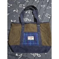 ราคา กระเป๋ามือสอง Harris Tweed medium size tote bag (26708205764)