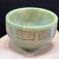 ราคา ถ้วยจิ๋วหยกแกะสลัก ศิลปะ "หยกแกะสลัก" การสร้างศิลปะแบบสถาปัตยกรรมศิลปะโบราณ (43470794929)