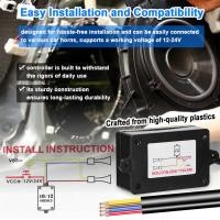 ราคา พร้อมเอฟเฟคเสียง8/12แบบ เครื่องควบคุมแตรรถไฟฟ้าลำโพงฮอร์นเสียง แตรไฟฟ้า12v กล่องแตร3ช่า 24v กล่องควบคุมเสียงแตรรถ 12v (26403330804)