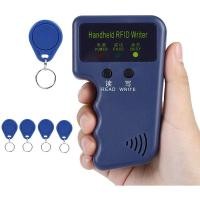 ราคา 125khz RFID Reader Writer, แบบพกพามือถือ Proximity Key ID Card Reader Duplicator เครื่องถ่ายเอกสาร 5 แท็ก Key Fob สําหรับ Entrance Guard Card Access Control (28030777645)