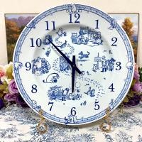 ราคา Spode Blue & White Winnie the Pooh Clock Plate นาฬิกา (23879725637)
