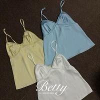 ราคา Gooddsy.bkk | Betty เบตตี้ เสื้อสายเดี่ยวผ้าซาติน เสื้อสายเดี่ยวผ้าซาติน แต่งลูกไม้ เสื้อสายเดี่ยวแฟชั่น (42525502910)