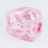 ราคา (พร้อมส่ง) กระเป๋าเครื่องสำอาง / ของจุกจิกแบบใส Sanrio ลาย Kitty l แท้ (3802586346)